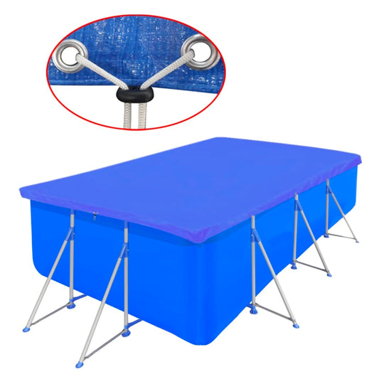 Pool Cover PE Rectangular - 394×207×80cm
