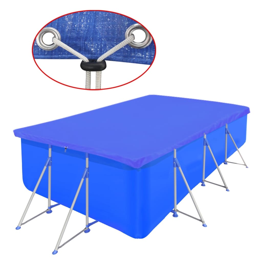 Pool Cover PE Rectangular - 400×207×122cm