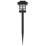 Outdoor Solar Lamp LED Light Set 12 pcs with Spike 8.6 x 8.6 x 38 cm