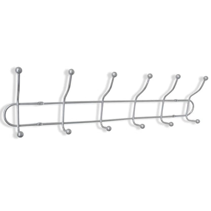 Steel Wall Peg Board with 12 Hooks 2 pcs