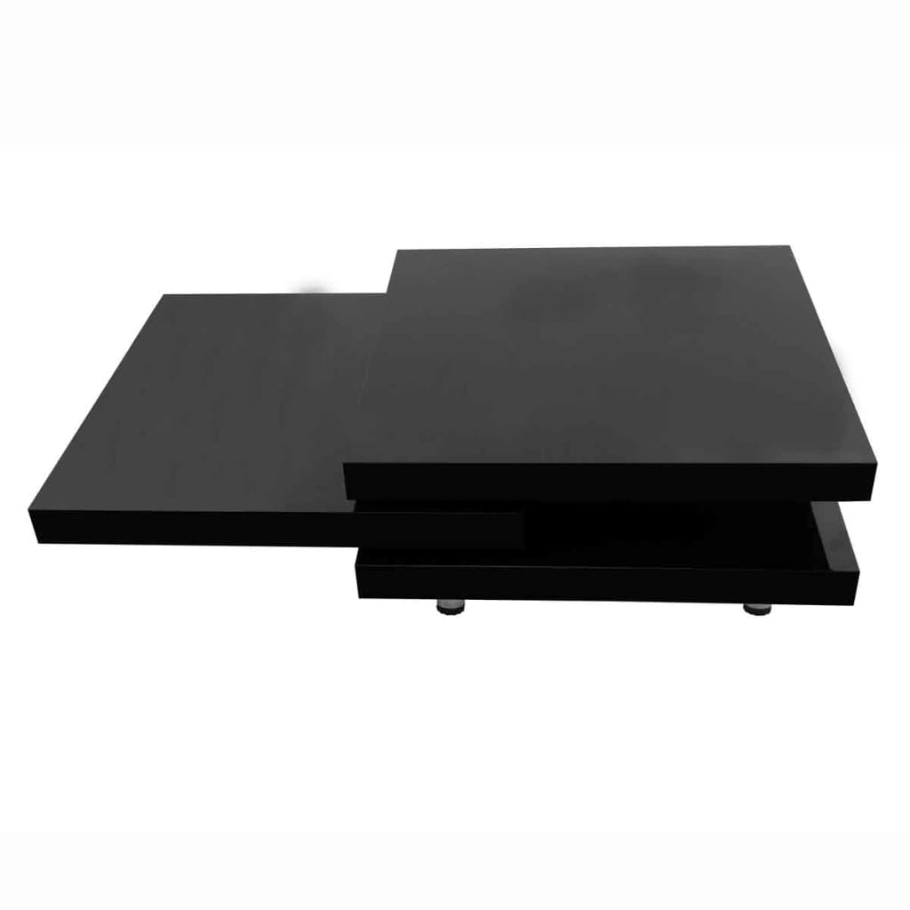 Coffee Table 3 Tiers High Gloss Black