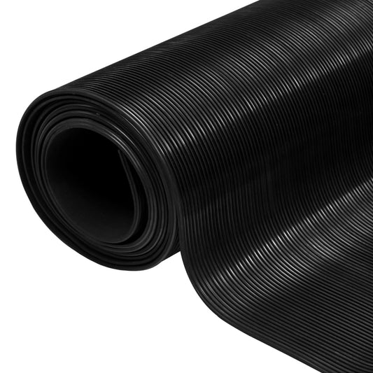 Rubber Floor at Anti-Slip Fine Ribbed M