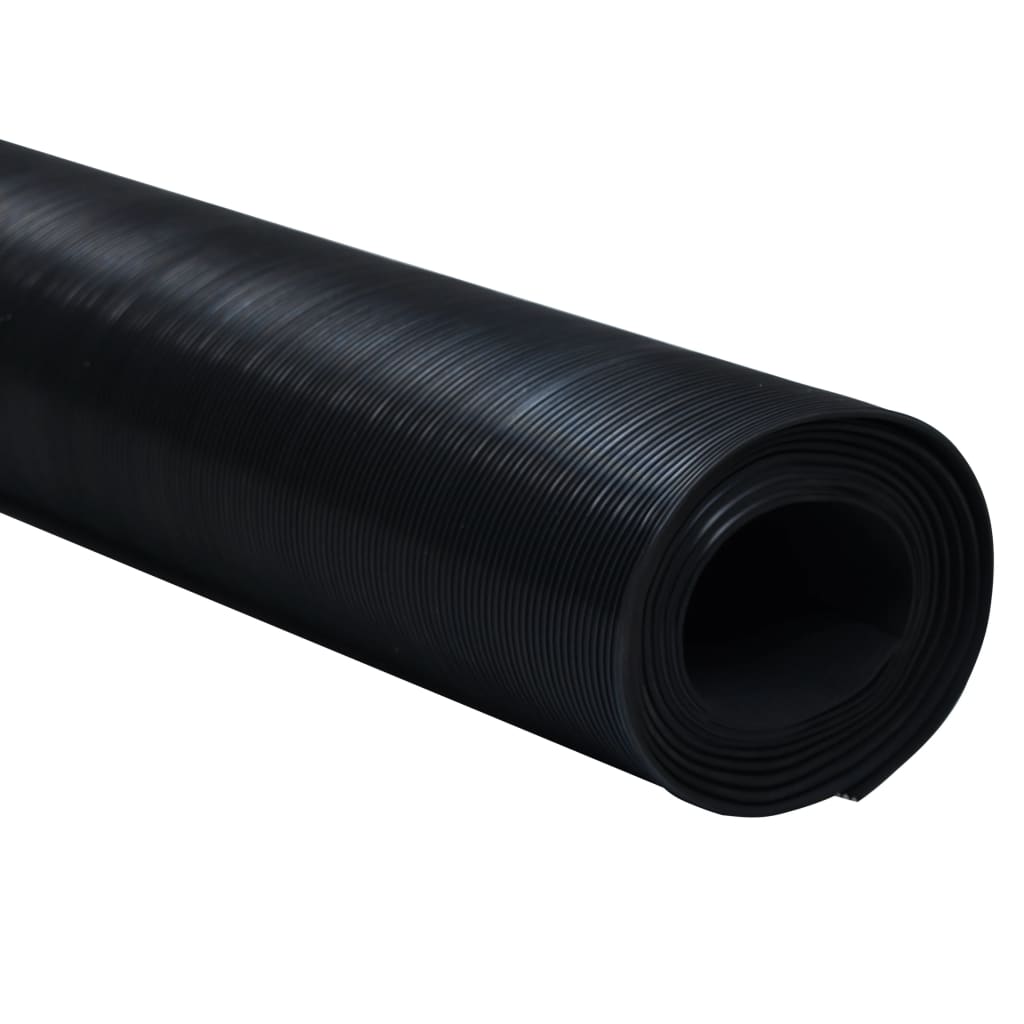 Rubber Floor at Anti-Slip Fine Ribbed M