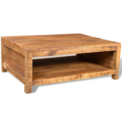 Coffee Table Solid Mango Wood - 80×60×30cm