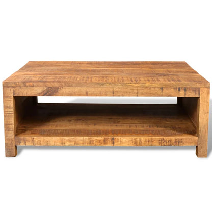 Coffee Table Solid Mango Wood - 80×60×30cm