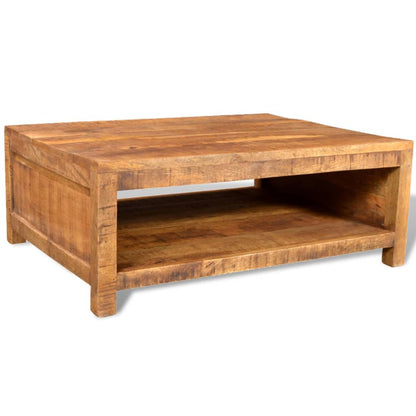 Coffee Table Solid Mango Wood - 80×60×30cm