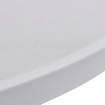 Standing Table Cover 60 cm White Stretch 2 pcs
