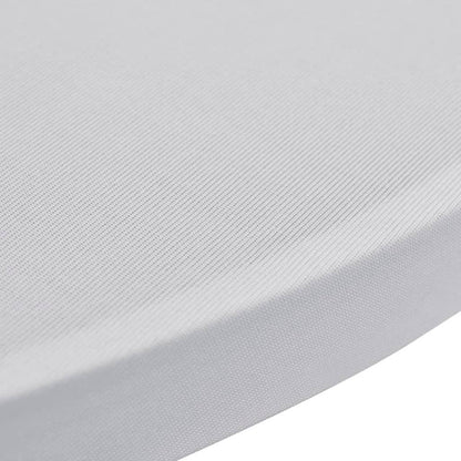 Standing Table Cover 70 cm White Stretch 2 pcs