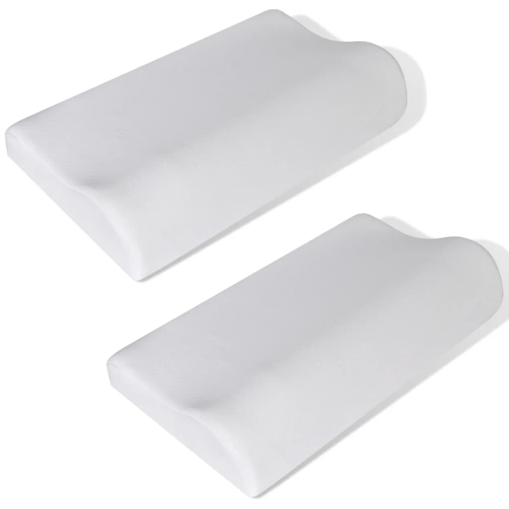 Memory Foam Orthopedic Neck Pillow 2 pcs