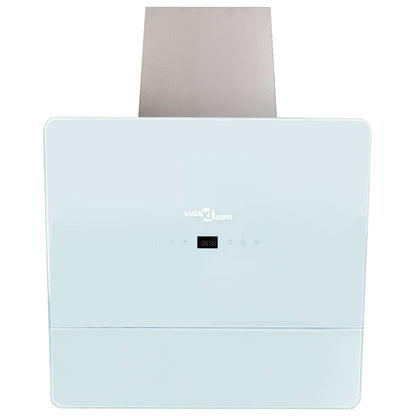 Range Hood Tempered Glass White 600 mm