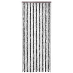 Insect Curtain Grey and White 2  Chenille S