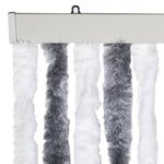 Insect Curtain Grey and White 2  Chenille M