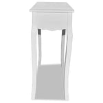 Dressing Console Table White