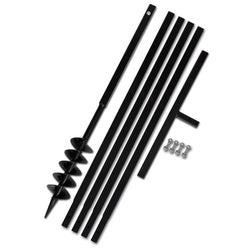 Ground Drill with Handle 100 mm with Etension Tube 5 m Steel