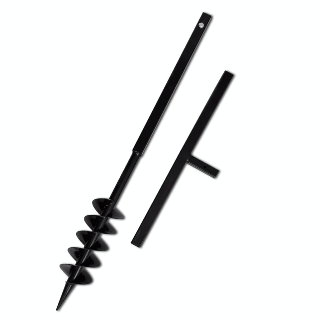 Ground Drill with Handle 100 mm with Etension Tube 5 m Steel