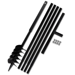 Ground Drill with Handle 120 mm with Etension Tube 5 m Steel