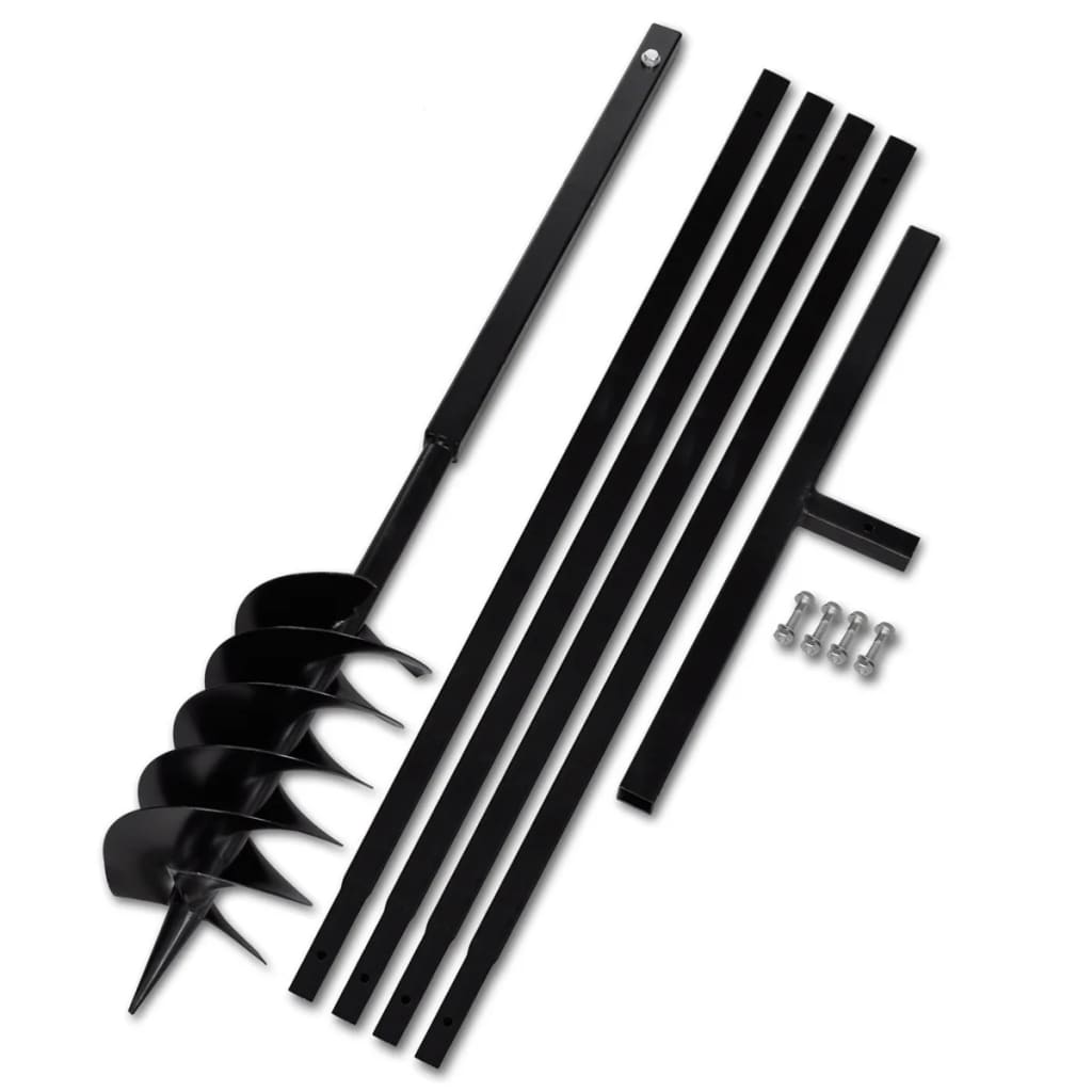 Ground Drill with Handle 150 mm with Etension Tube 5 m Steel