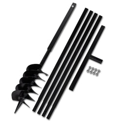 Ground Drill with Handle 150 mm with Etension Tube 5 m Steel