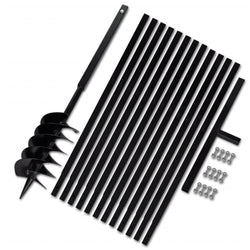 Ground Drill with Handle 150 mm with Etension Tube 13 m Steel