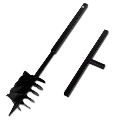 Ground Drill with Handle 180 mm with Etension Tube 5 m Steel