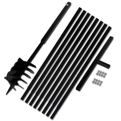 Ground Drill with Handle 180 mm with Etension Tube 9 m Steel