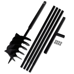 Ground Drill with Handle 200 mm with Etension Tube 5 m Steel