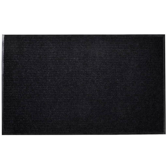 Black PVC Door Mat  S