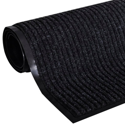 Black PVC Door Mat  S