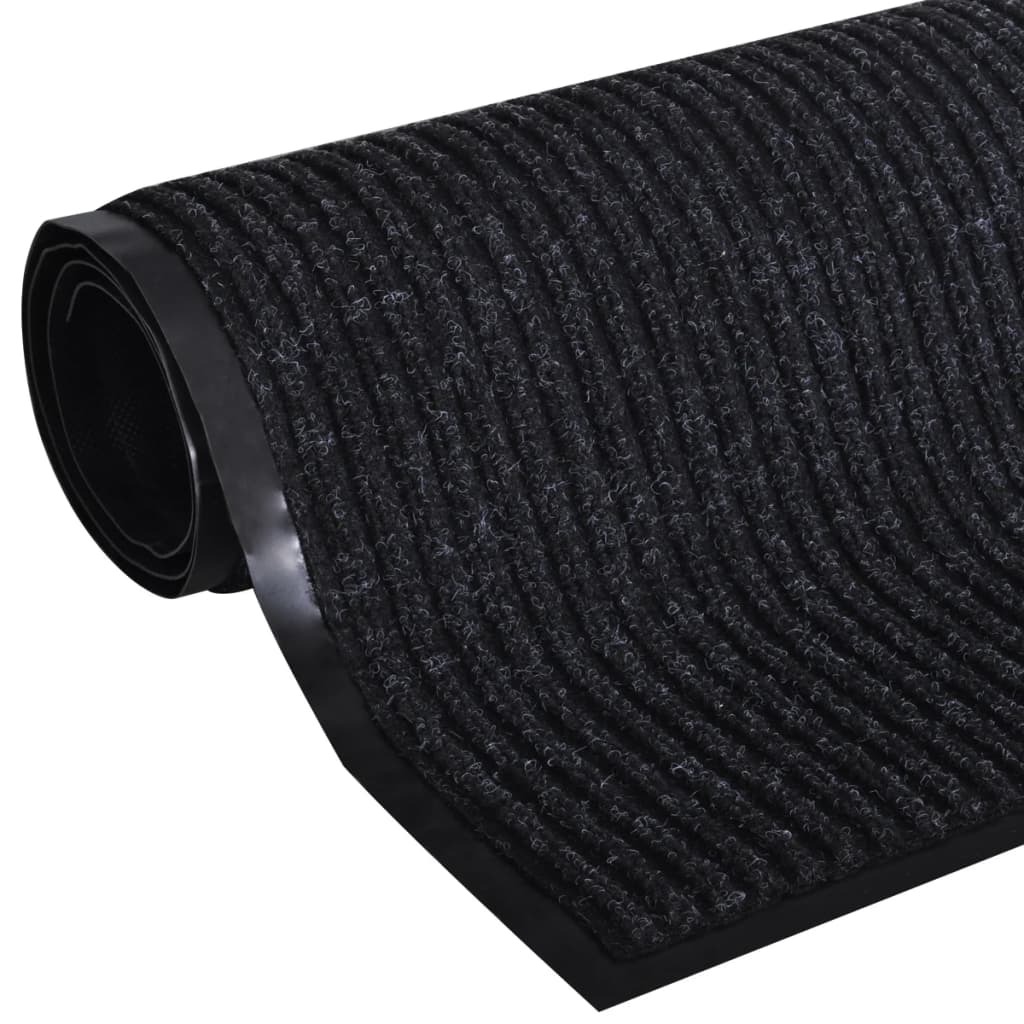 Black PVC Door Mat  M