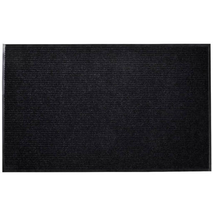 Black PVC Door Mat   L
