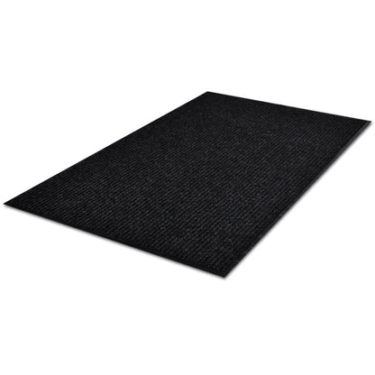 Black PVC Door Mat  XL