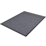 Heavy Duty Grey PVC Door Mat 90x150cm Non-Slip Entrance Rug