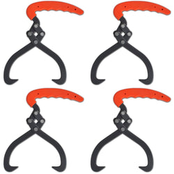 4 pcs Log Tongs with PVC Handle