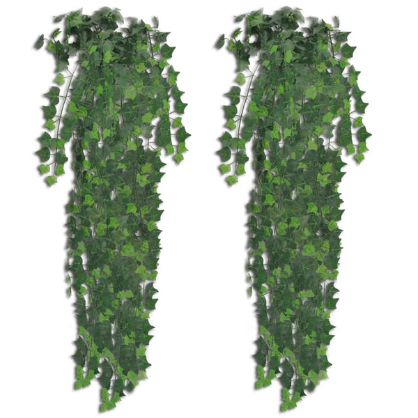  Artificial Ivy Bush 2 pcs 90 cm Green