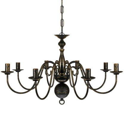 Antique Black Metal Chandelier Bulbs