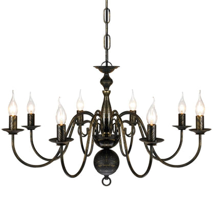 Antique Black Metal Chandelier Bulbs