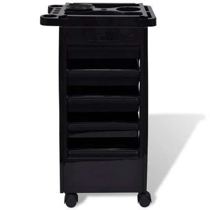 Hair Salon Trolley with Wheels Plastic