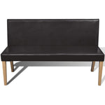 Sofa Chair Artificial Leather Bench Dark Brown