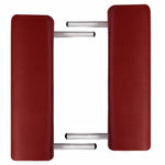 Red Foldable Massage Table 2 Zones with Aluminium Frame