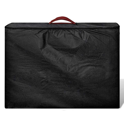 Red Foldable Massage Table 2 Zones with Aluminium Frame