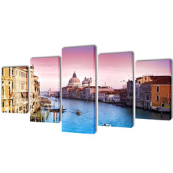 Canvas Wall Print Set Venice M