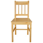 Dining Chairs 2 pcs Pinewood