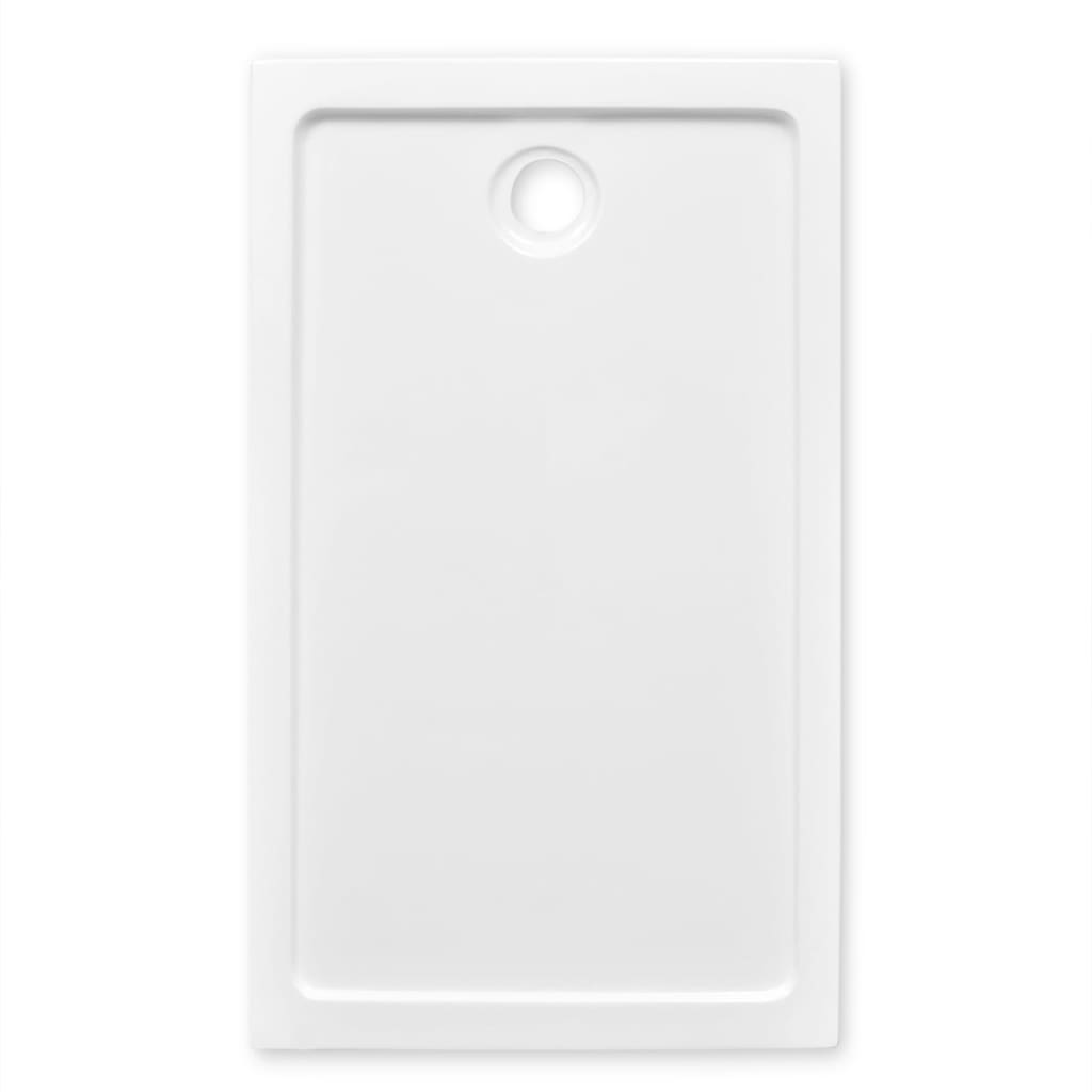 Rectangular ABS Shower Base Tray White - 70×120×4cm