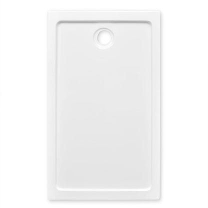 Rectangular ABS Shower Base Tray White - 70×120×4cm