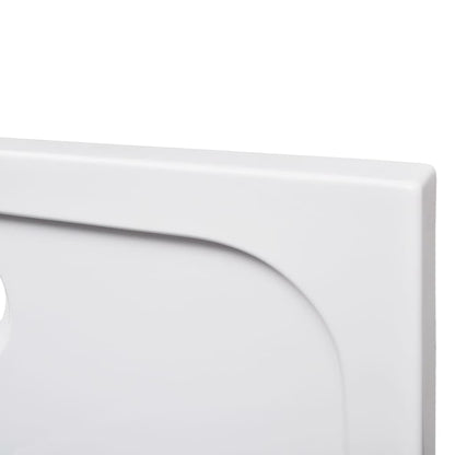 Rectangular ABS Shower Base Tray White - 70×120×4cm