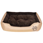 Warm Dog Bed with Padded Cushion M