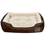Warm Dog Bed with Padded Cushion S