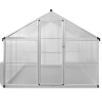Reinforced Aluminium Greenhouse with Base Frame 6.05 mÃ‚Â²
