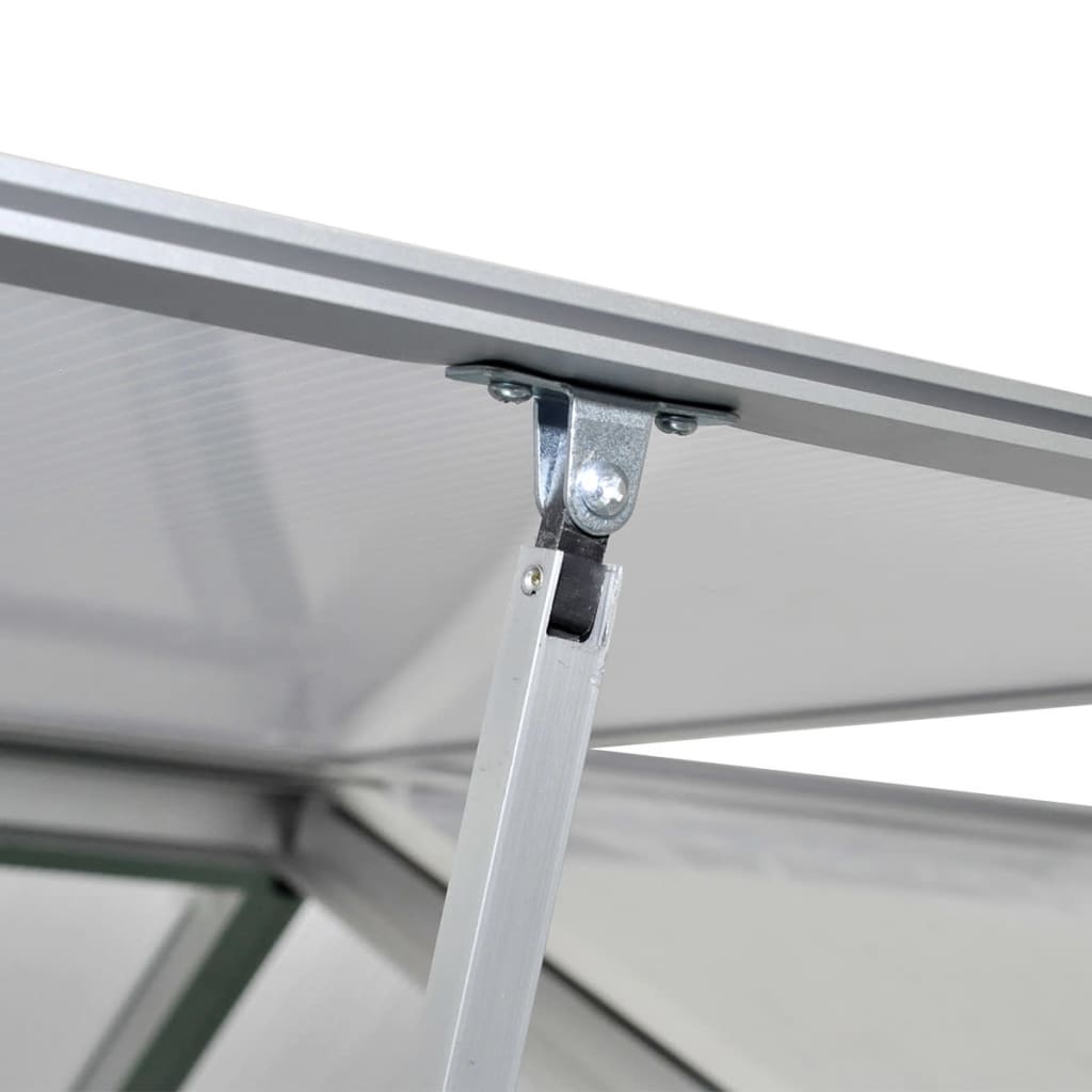 Reinforced Aluminium Greenhouse with Base Frame 7.55 mÃ‚Â²