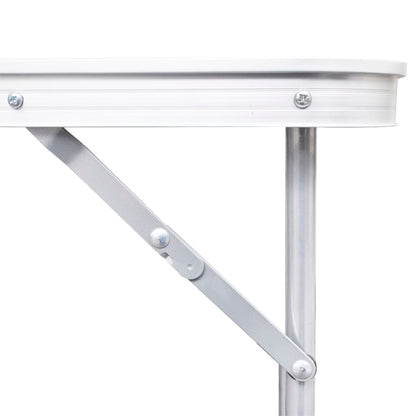 Foldable Camping Table with Metal Frame